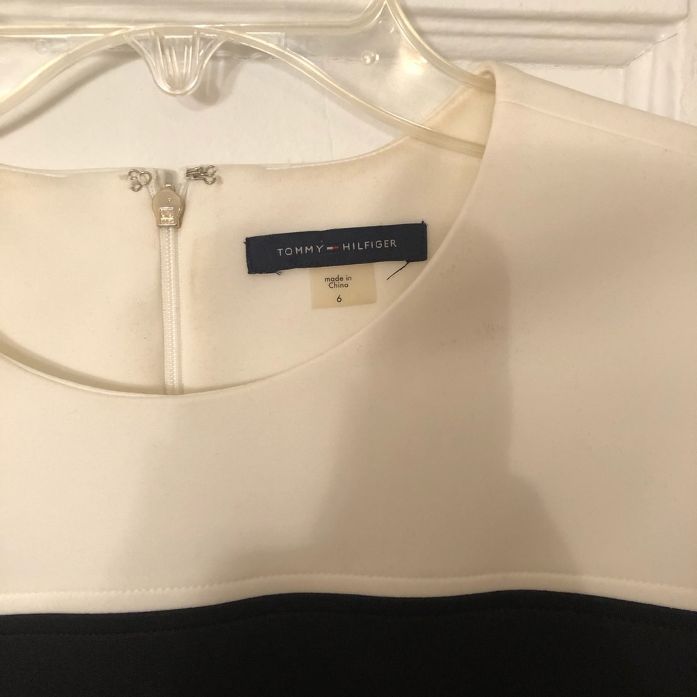 Contrast Color Block Asymmetrical Pencil Dress - image 5